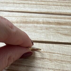 Elegant Dainty S925 Yellow Ring with Sparkling Accents size 5